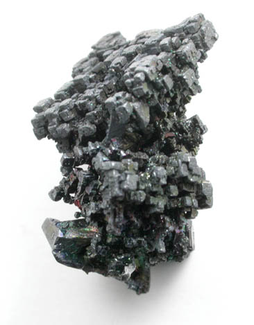 Acanthite on Polybasite from Fresnillo District, Zacatecas, Mexico