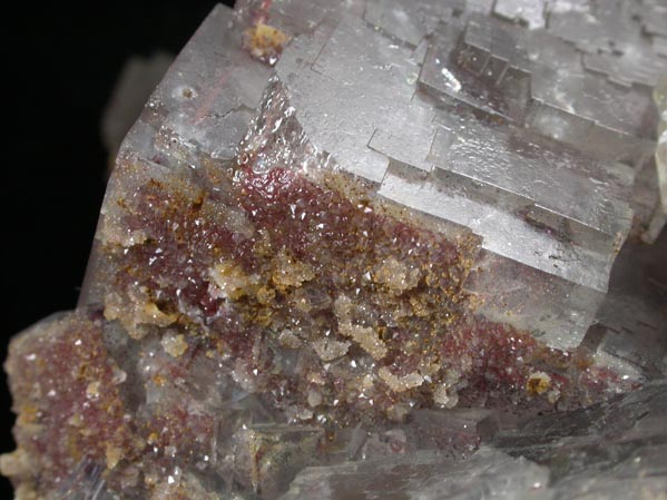 Fluorite with Quartz from Ccilia Mine (Cecelia Mine), Wlsendorf-Schmidgaden District, Schwandorf, Upper Palatinate, Bavaria, Germany