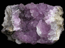 Quartz var. Amethyst with Barite from Bulldog Mine, Creede, Mineral County, Colorado