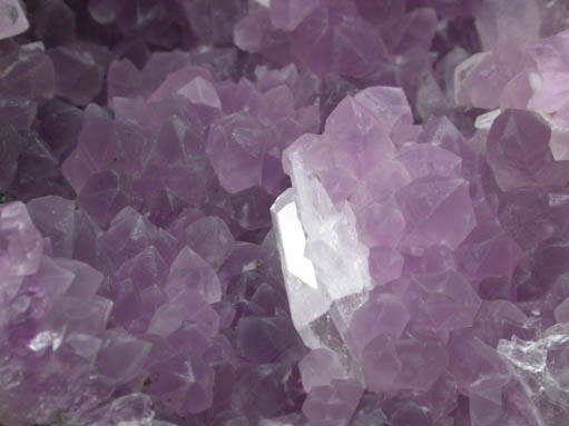 Quartz var. Amethyst with Barite from Bulldog Mine, Creede, Mineral County, Colorado