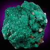 Dioptase over Calcite from Tsumeb Mine, Otavi-Bergland District, Oshikoto, Namibia