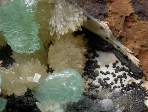 Anapaite, Vivianite and Calcite from Kerch Iron-Ore Basin, eastern Crimea, Ukraine