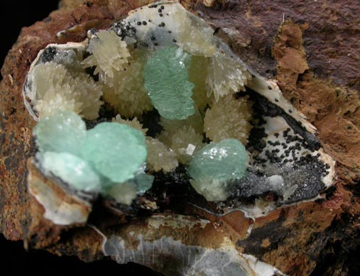 Anapaite, Vivianite and Calcite from Kerch Iron-Ore Basin, eastern Crimea, Ukraine