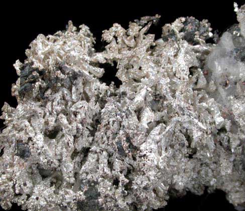 Silver in Calcite with Sphalerite from Andres del Rio District, Batopilas, Chihuahua, Mexico