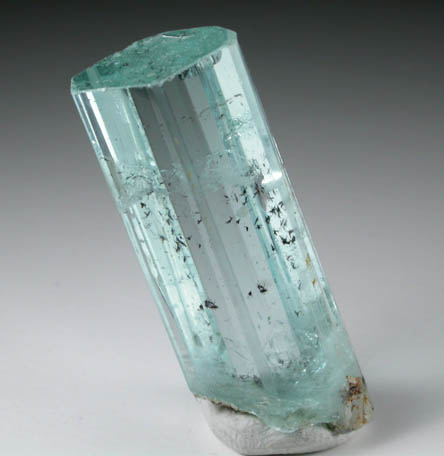 Beryl var. Aquamarine with Tantalite-(Mg) inclusions from Skardu District, Gilgit-Baltistan, Pakistan