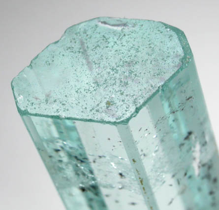 Beryl var. Aquamarine with Tantalite-(Mg) inclusions from Skardu District, Gilgit-Baltistan, Pakistan