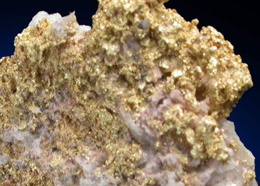Gold on Quartz from Excelsior Mountains, Mineral County, Nevada