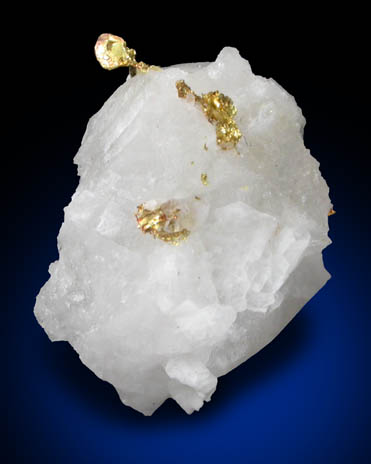 Gold on Quartz from Nighthawk Lake Area, Ontario, Canada