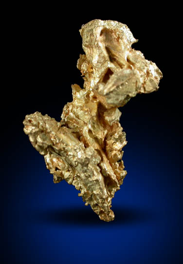 Gold (Spinel Law-twinned) from Eugene Mountains, Humboldt County, Nevada