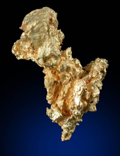 Gold (Spinel Law-twinned) from Eugene Mountains, Humboldt County, Nevada