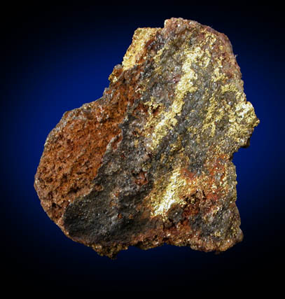 Gold in Quartz from Excelsior Mountains, Mineral County, Nevada