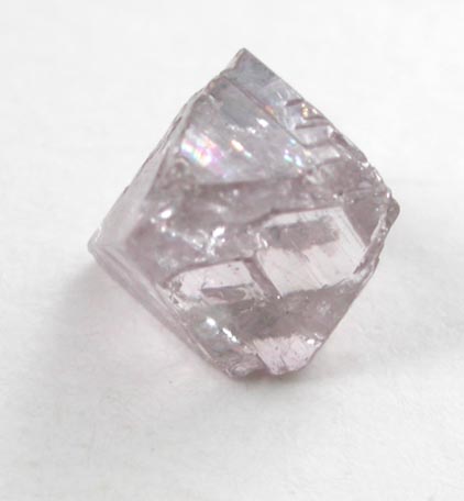 Diamond (0.31 carat pink-gray octahedral crystal) from Argyle Mine, Kimberley, Western Australia, Australia