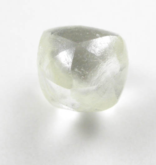 Diamond (0.55 carat nearly colorless hexoctahedral crystal) from Oranjemund District, southern coastal Namib Desert, Namibia