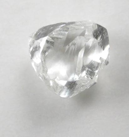 Diamond (0.33 carat colorless complex crystal) from Premier Mine, Gauteng Province, South Africa