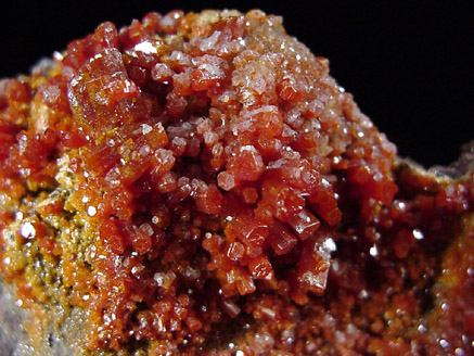 Vanadinite from North Geronimo Mine, La Paz County, Arizona