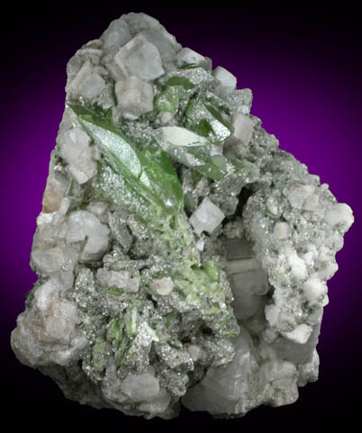 Titanite, Calcite, Orthoclase, Chlorite from Alchuri, Shigar Valley, Gilgit-Baltistan, Pakistan