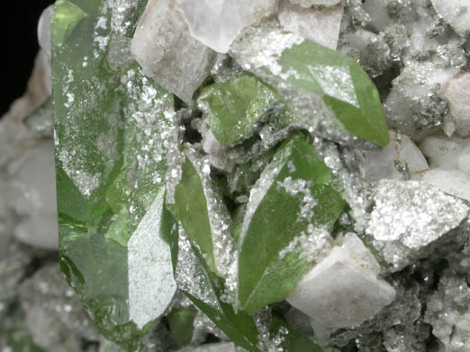 Titanite, Calcite, Orthoclase, Chlorite from Alchuri, Shigar Valley, Gilgit-Baltistan, Pakistan