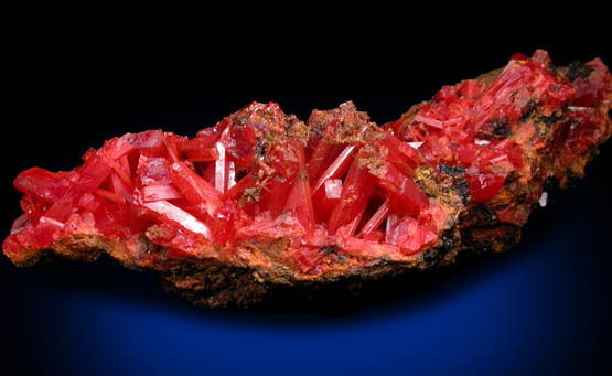 Crocoite from Red Lead Mine, Dundas, Tasmania, Australia