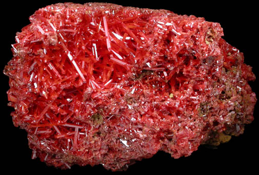 Crocoite from Red Lead Mine, Dundas, Tasmania, Australia