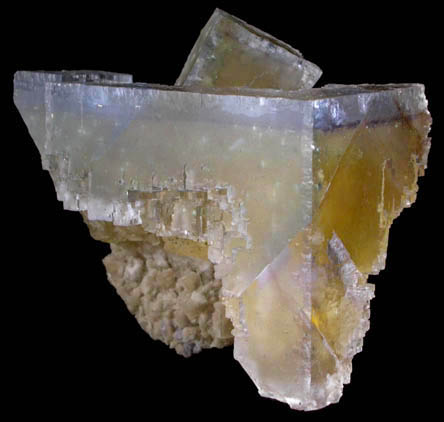 Fluorite with Pyrite inclusions from Minerva #1 Mine, Rosiclare Level, Cave-in-Rock District, Hardin County, Illinois