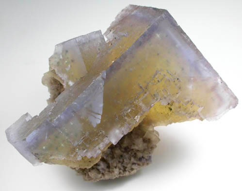 Fluorite with Pyrite inclusions from Minerva #1 Mine, Rosiclare Level, Cave-in-Rock District, Hardin County, Illinois