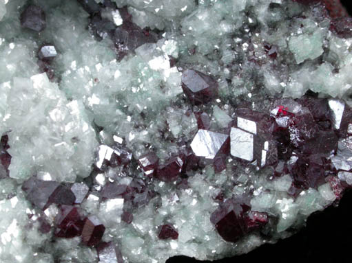 Cuprite with Dolomite from Tsumeb Mine, Otavi-Bergland District, Oshikoto, Namibia