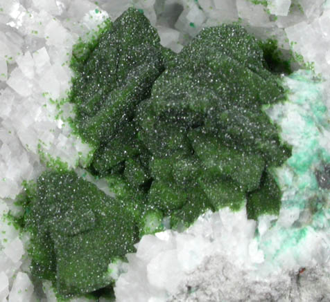 Tennantite, Duftite, Dolomite, Malachite from Tsumeb Mine, Otavi-Bergland District, Oshikoto, Namibia (Type Locality for Duftite)