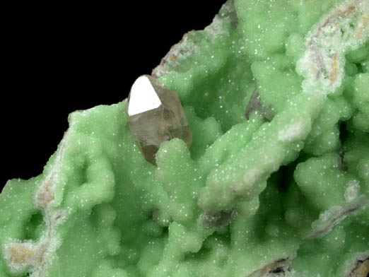 Cerussite on Smithsonite from Tsumeb Mine, Otavi-Bergland District, Oshikoto., Namibia