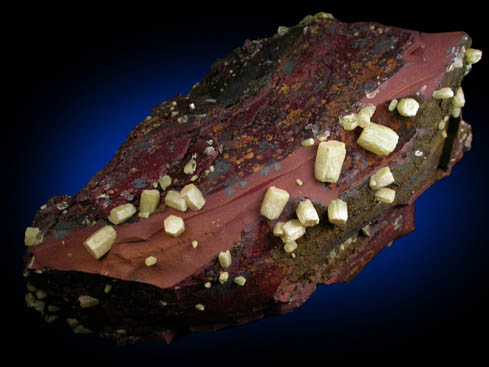 Pyromorphite from Black Star Pit, Mount Isa Mines, Queensland, Australia