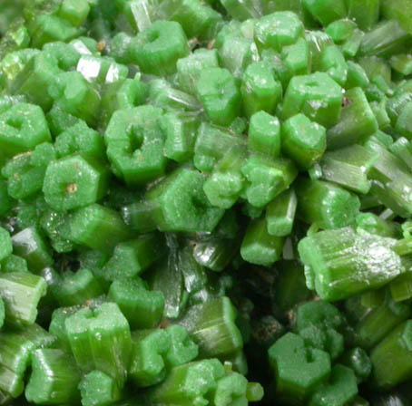 Pyromorphite from Mine des Farges, Ussel, Corrze, France