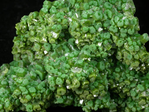 Pyromorphite from Mine des Farges, Ussel, Corrze, France