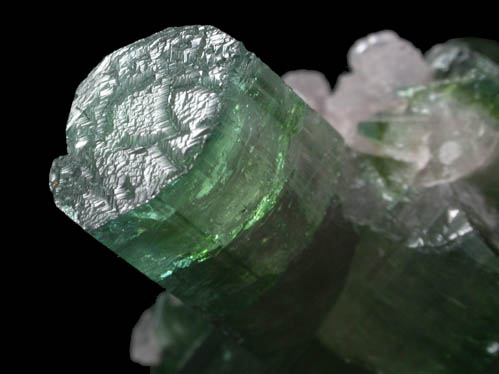 Elbaite Tourmaline with Lepidolite from Santa Rosa Mine, Itambacuri, Minas Gerais, Brazil