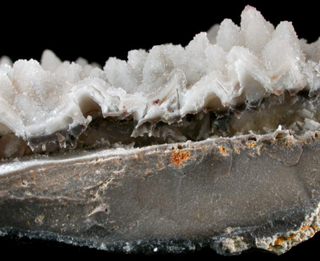 Quartz pseudomorphs after Calcite from Faywood Mine, Jose District, Cooks Peak, Luna County, New Mexico