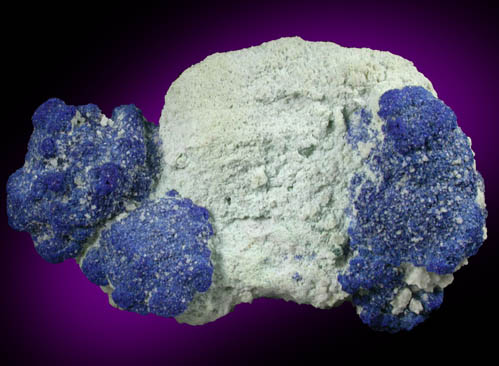 Azurite in clay matrix from Northern Territory, Australia
