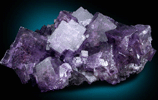 Fluorite on Gypsum from Melchor Muzquiz, Coahuila, Mexico
