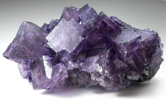 Fluorite on Gypsum from Melchor Muzquiz, Coahuila, Mexico