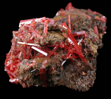 Crocoite from Adelaide Mine, Dundas, Tasmania, Australia