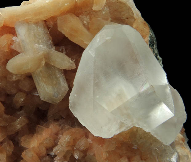 Stilbite, Calcite, Heulandite from Aurangabad, Maharashtra, India