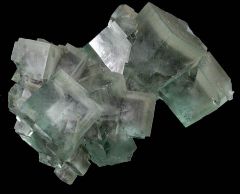 Fluorite with internal phantom growth zones from Huangshaping Mine, Guiyang, Hunan, China