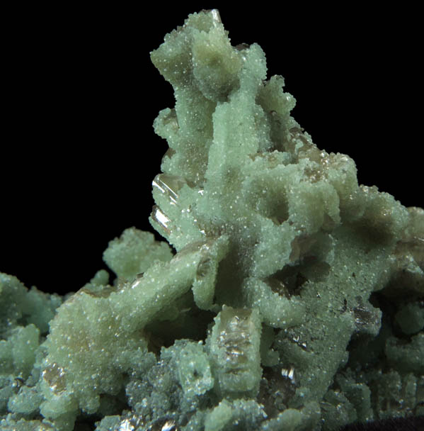 Smithsonite over twinned Cerussite from Tsumeb Mine, Otavi-Bergland District, Oshikoto, Namibia