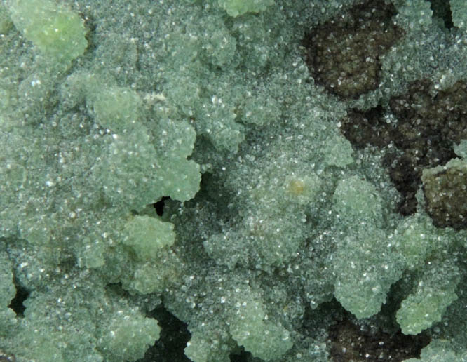 Smithsonite over twinned Cerussite from Tsumeb Mine, Otavi-Bergland District, Oshikoto, Namibia