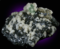 Fluorite, Pyrite, Galena, Calcite from Naica Mine, Saucillo, Chihuahua, Mexico