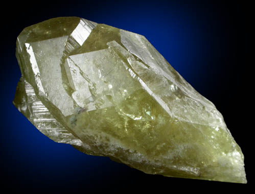 Chrysoberyl (twinned crystals) from Fazenda Santa Isabel Pancas, Esprito Santo, Brazil