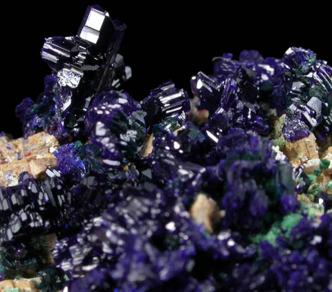 Azurite and Malachite from Tsumeb Mine, Otavi-Bergland District, Oshikoto, Namibia