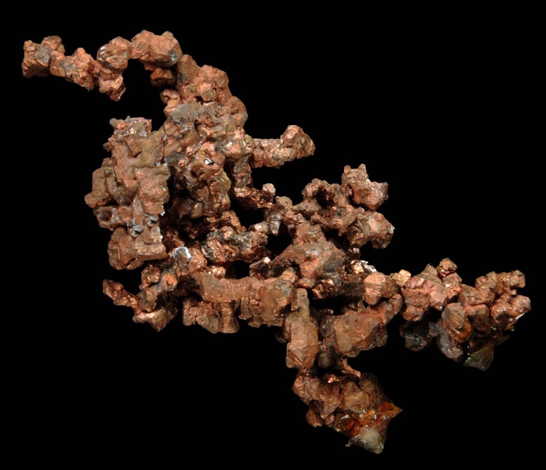 Copper (crystallized) from Bisbee, Warren District, Cochise County, Arizona