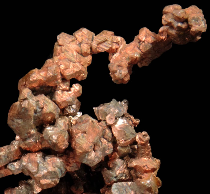 Copper (crystallized) from Bisbee, Warren District, Cochise County, Arizona