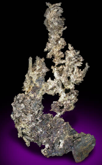 Silver (crystallized) from Caledonia Mine, Keweenaw Peninsula Copper District, Ontonagon County, Michigan