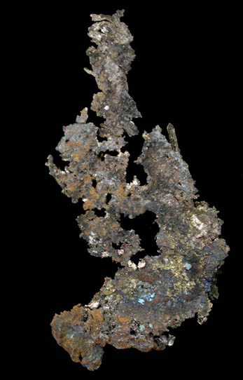 Silver from Caledonia Mine, Keweenaw Peninsula Copper District, Ontonagon County, Michigan