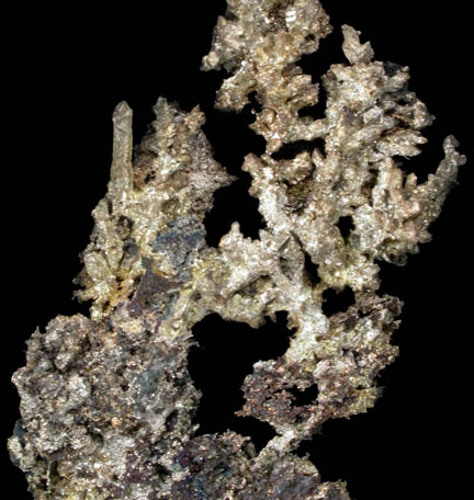 Silver from Caledonia Mine, Keweenaw Peninsula Copper District, Ontonagon County, Michigan