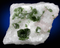 Uvite Tourmaline on Magnesite from Brumado District, Serra das guas, Bahia, Brazil